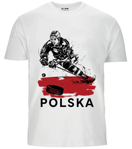 Koszulka bawełniana Hokej Polska