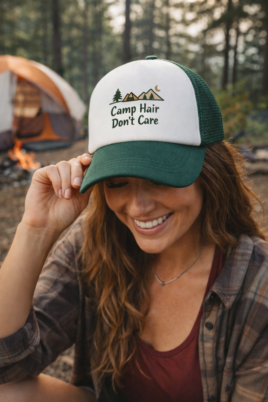 Czapka z daszkiem Camp Hair Don't Care