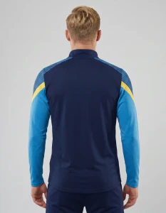 Bluza sportowa Nexus niebieska z krótkim suwakiem