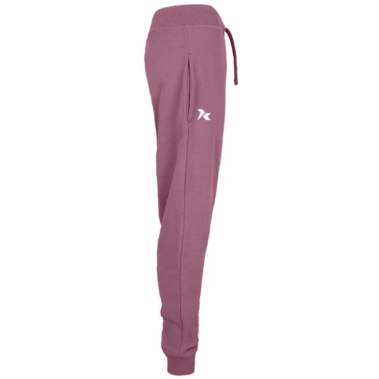 Spodnie bawełniane dusty purple