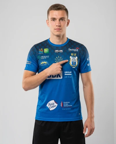Koszulka meczowa Stomil Olsztyn niebieska 25/26
