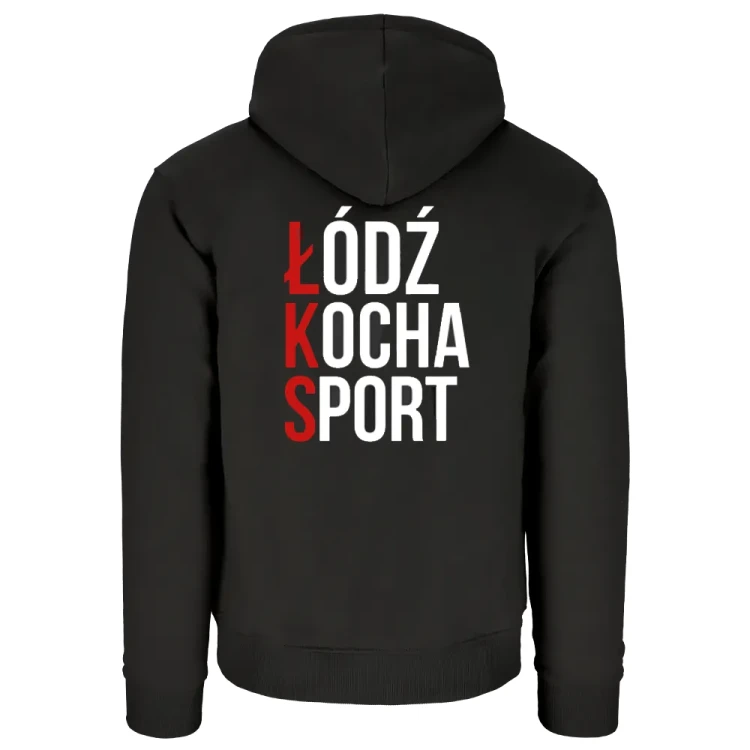 Bluza bawełniana kangurka Łódź Kocha Sport