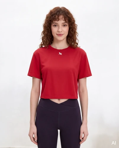 Koszulka fitness Bahama czerwona
