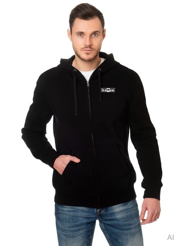 Rozpinana bluza z kapturem