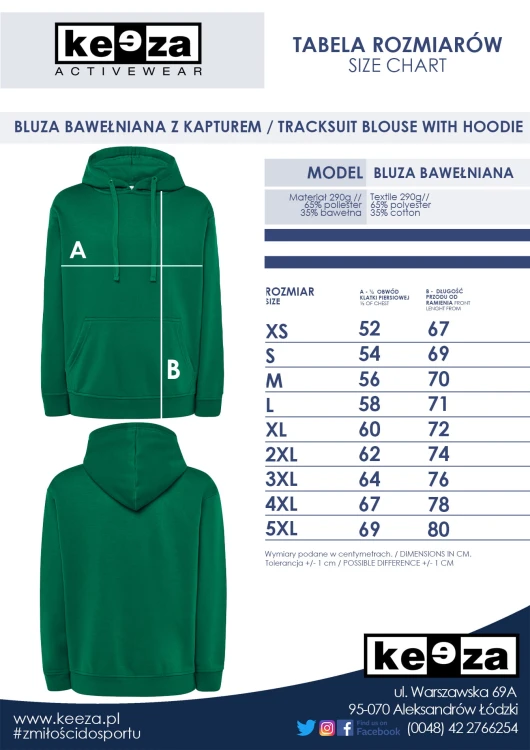 Bluza z kapturem Polska