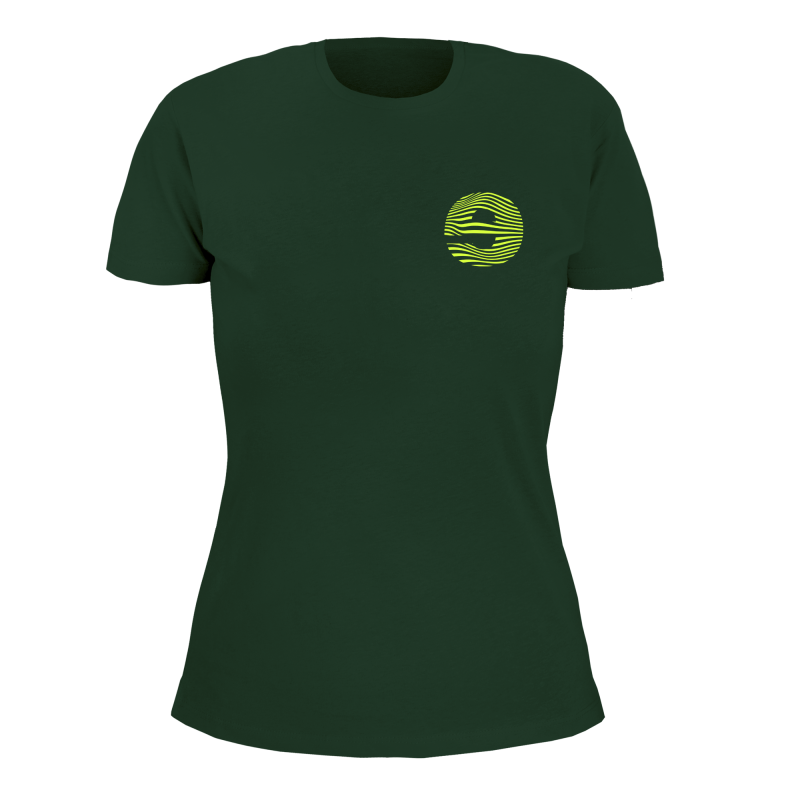 koszulka bawełniana neonowa zebra