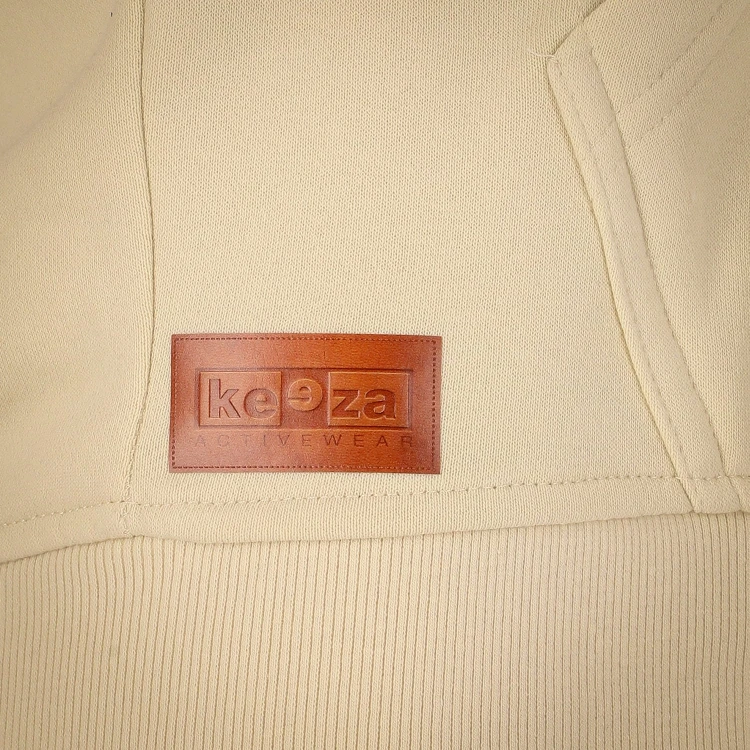 Bluza basic sand z kapturem
