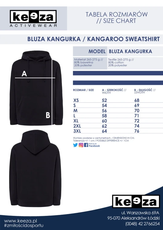 Bluza z kapturem lawenda