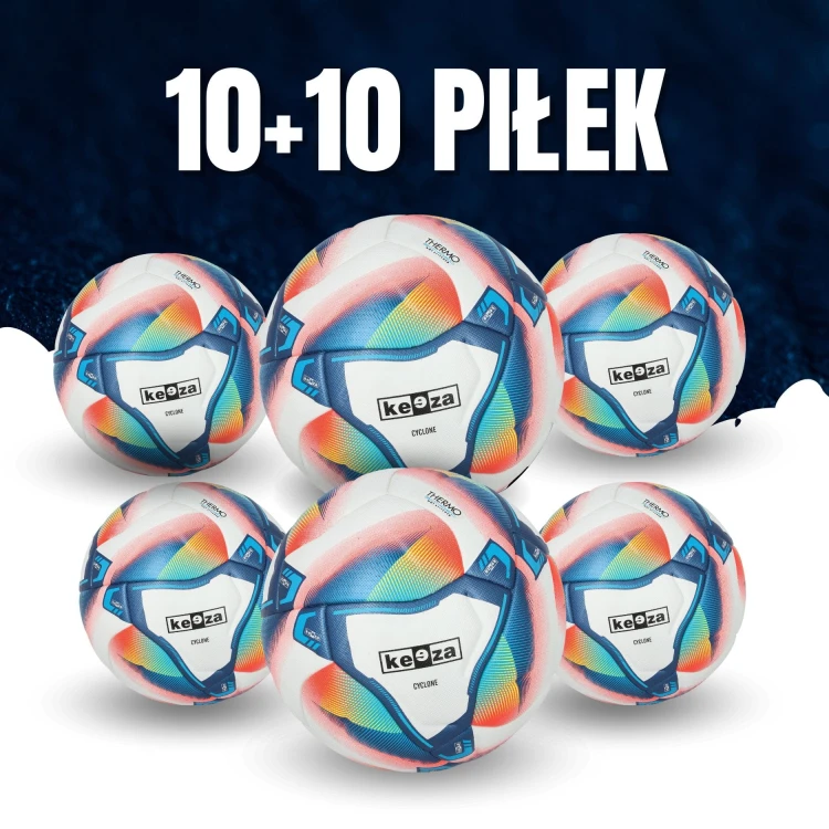 20 piłek meczowych CYCLONE (10 za 50%)