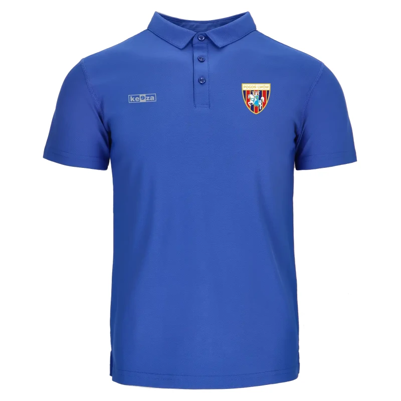 koszulka polo niebieski pogon lwow.webp