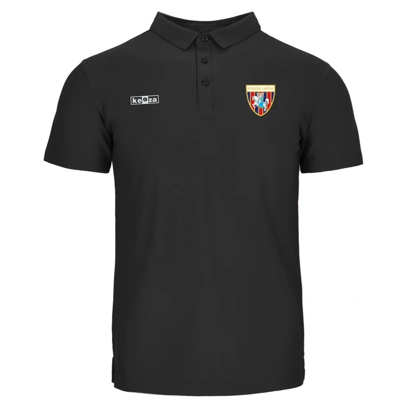 koszulka polo czarny pogon lwow.webp