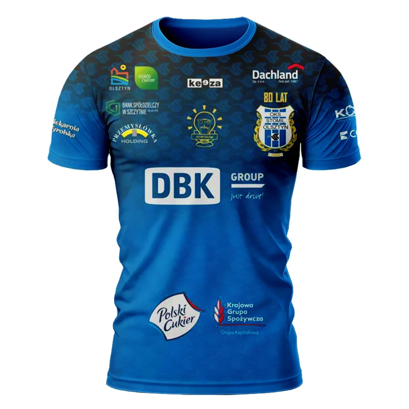 Koszulka meczowa Stomil Olsztyn niebieska 25/26