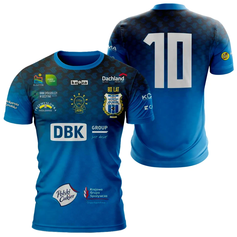 Koszulka meczowa Stomil Olsztyn niebieska 25/26