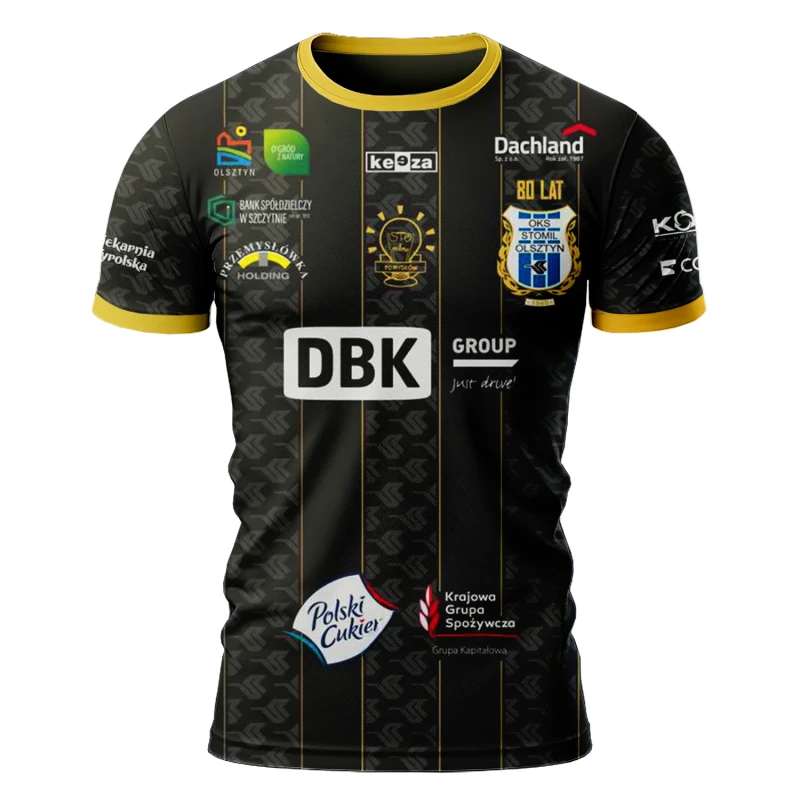 Koszulka meczowa Stomil Olsztyn czarna 25/26