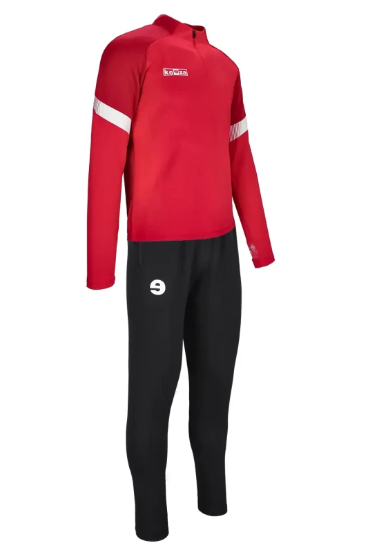 komplet dres piłkarski przód czerwony.webp