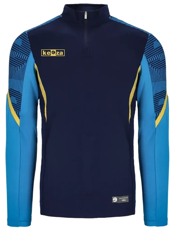 Bluza sportowa Nexus niebieska z krótkim suwakiem