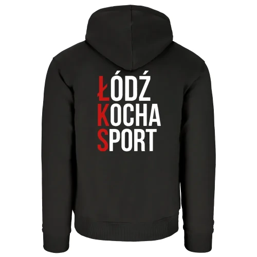 Bluza bawełniana rozpinana Łódź Kocha Sport