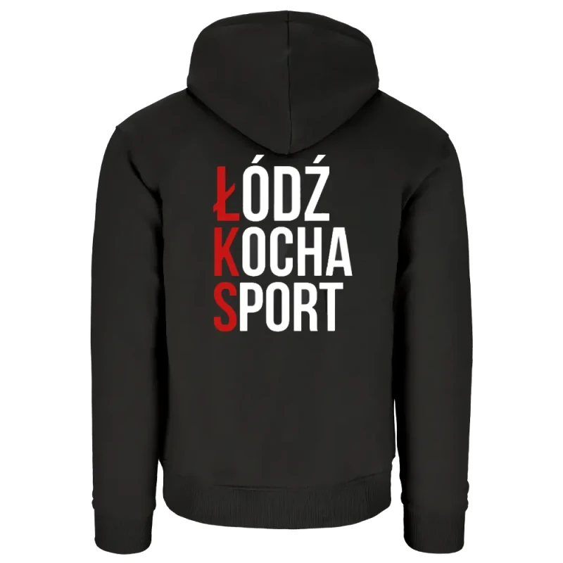 Bluza bawełniana rozpinana Łódź Kocha Sport