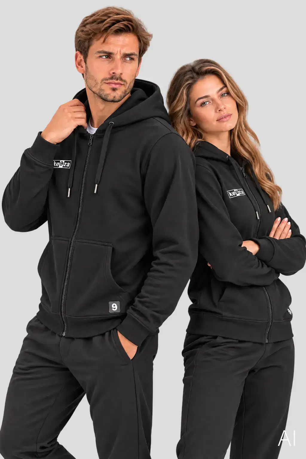 Bluza bawełniana rozpinana Era czarna